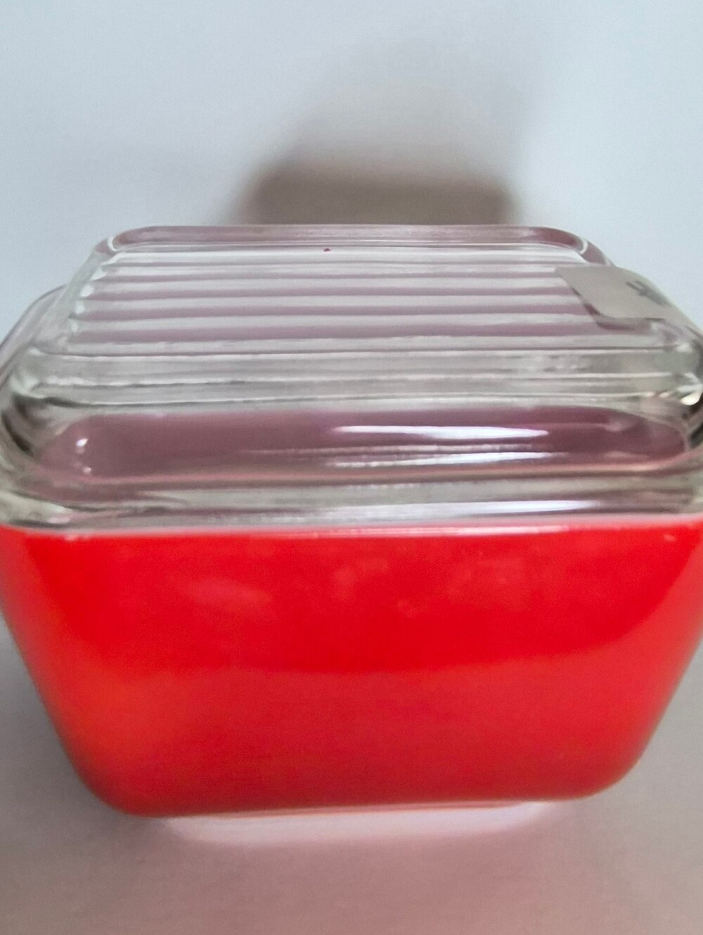Vintage Mini "Fridgie" Pyrex 501 Refrigerator Dish w/ Lid c1947  EUC #2
